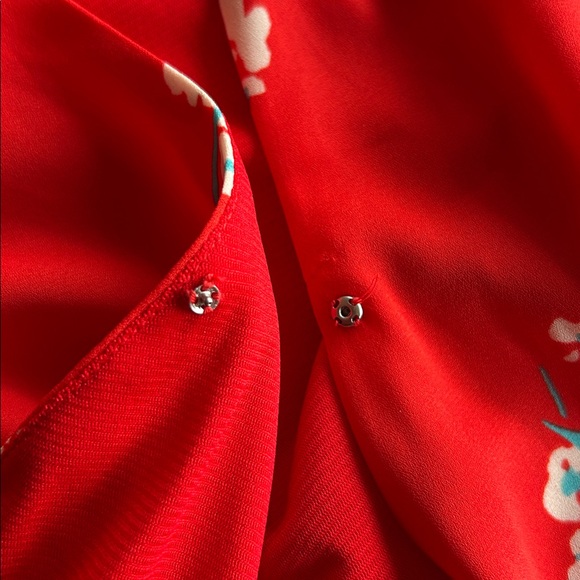 Collective Concepts Red Floral Mini Dress - Picture 7 of 15